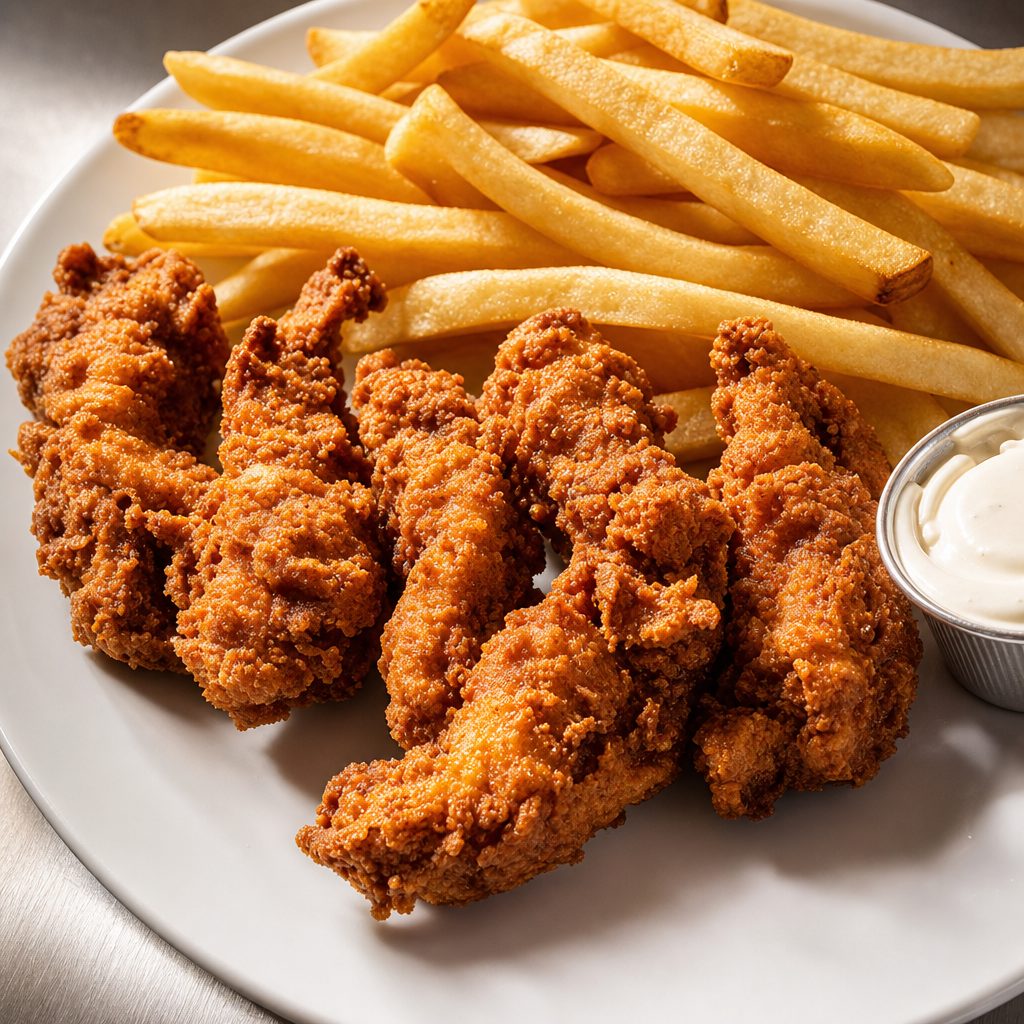 Chicken Fingers and Fries.