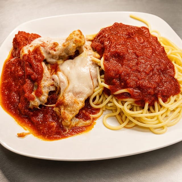 Chicken Parmigiana.