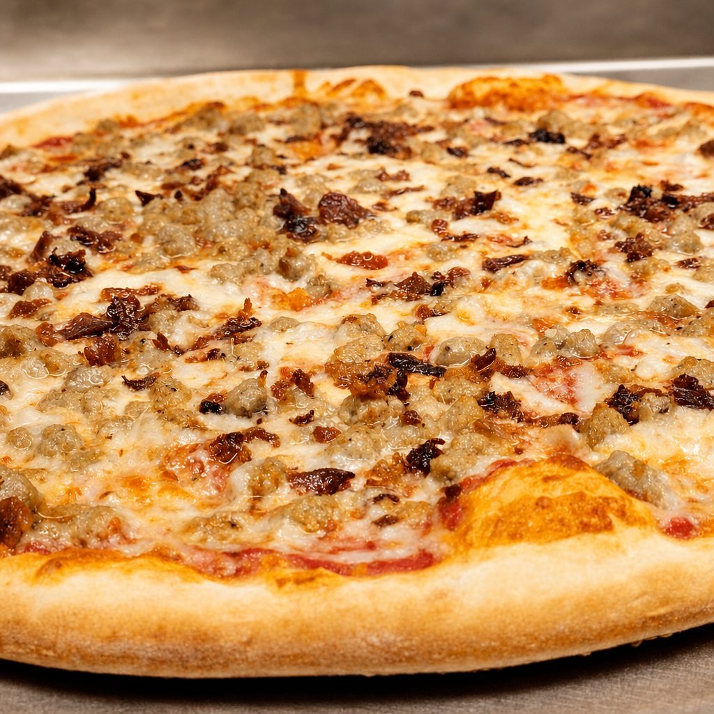 Buffalo Chicken Ranch Pizza.