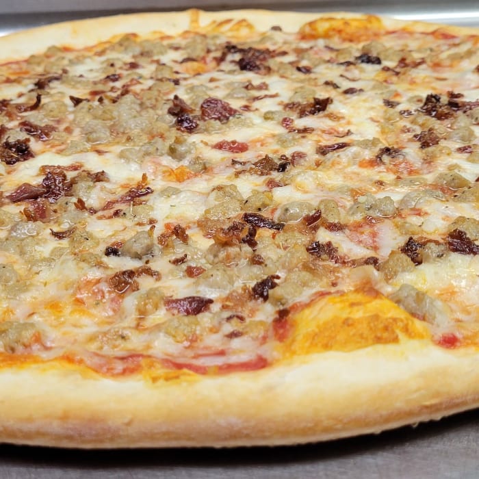 Buffalo Chicken Ranch Pizza.